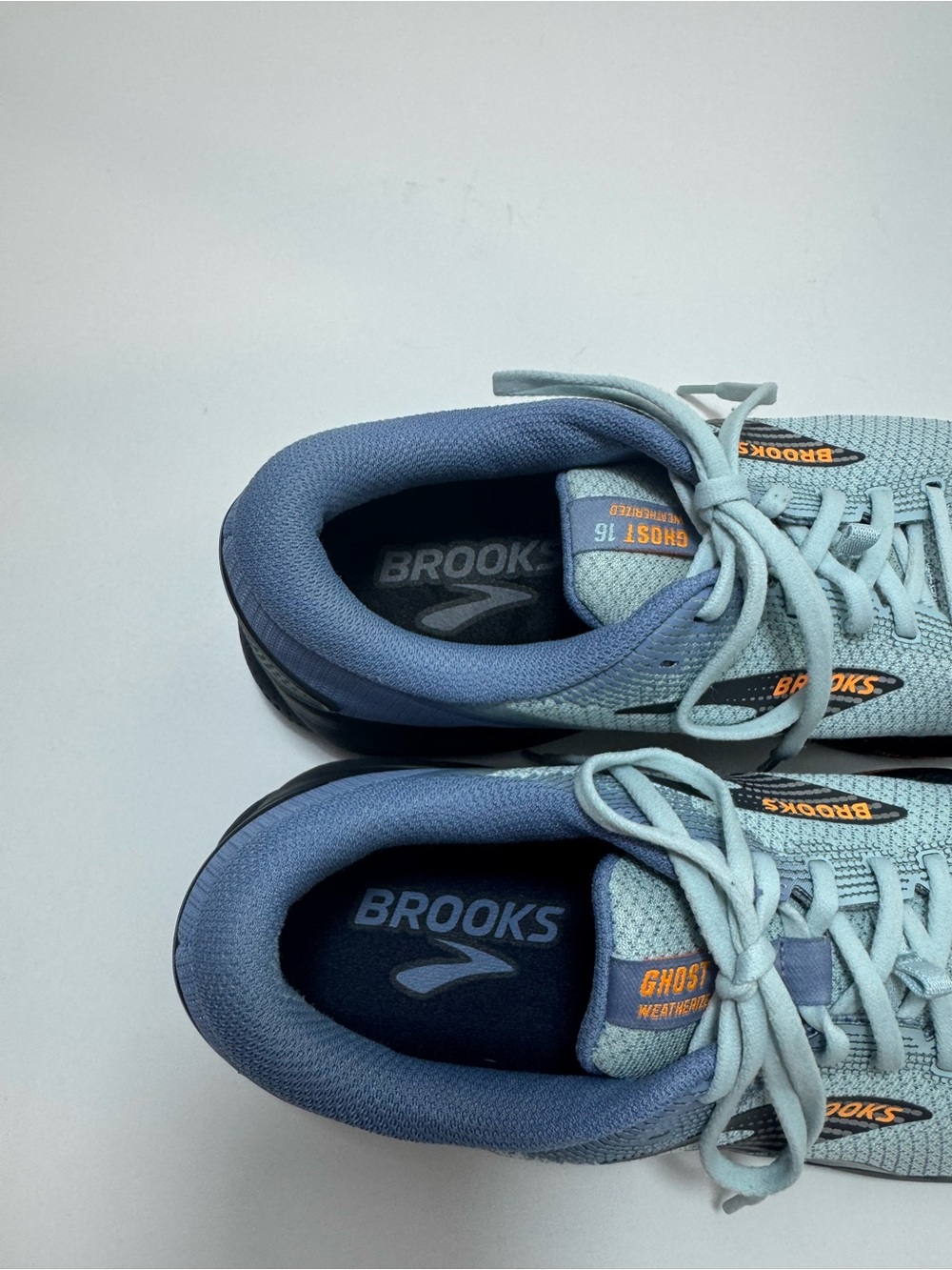 Brooks Ghost 16 Weatherized Men’s Running Shoes Blue Size 12 - Picture 8 of 13